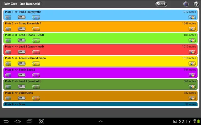 MIDI Melody android App screenshot 7